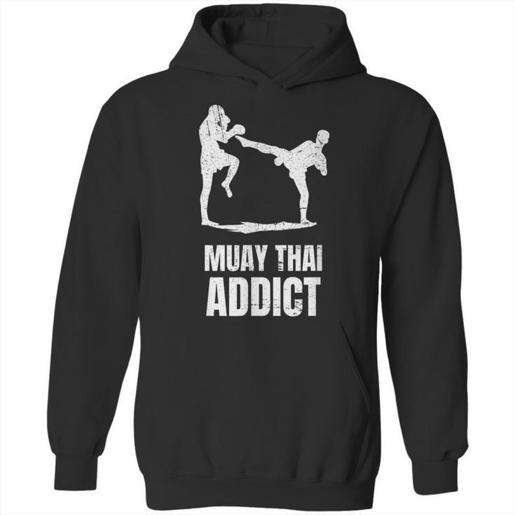 Addicted To Muay Thai Graphic Shirt Unisex Hoodie