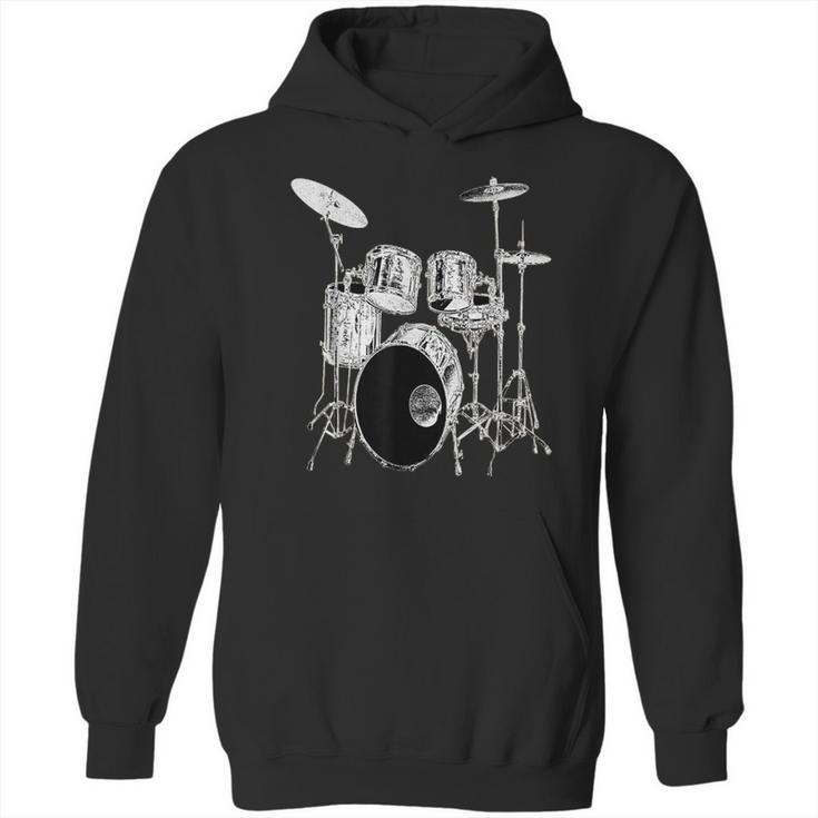 Drums Drum Kit Music Unisex Hoodie