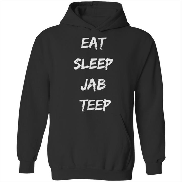 Eat Sleep Jab Teep Rep Muay Thai Unisex Hoodie