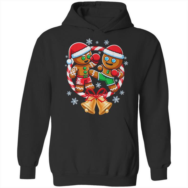 Gingerbread Cookies Christmas Fighting Muay Thai Unisex Hoodie