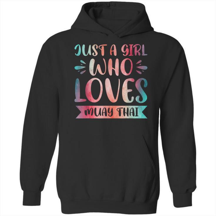 Just a Girl Who Loves Muay Thai Unisex Hoodie
