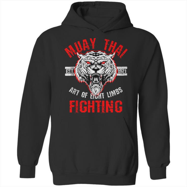 Muay Thai Art Of Eight Limbs Sak Yant Thai Boxing MMA Arts Unisex Hoodie