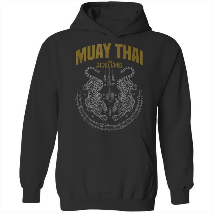 Muay Thai Art Twin Tigers Muay Thai Fighter MMA Martial Arts Unisex Hoodie
