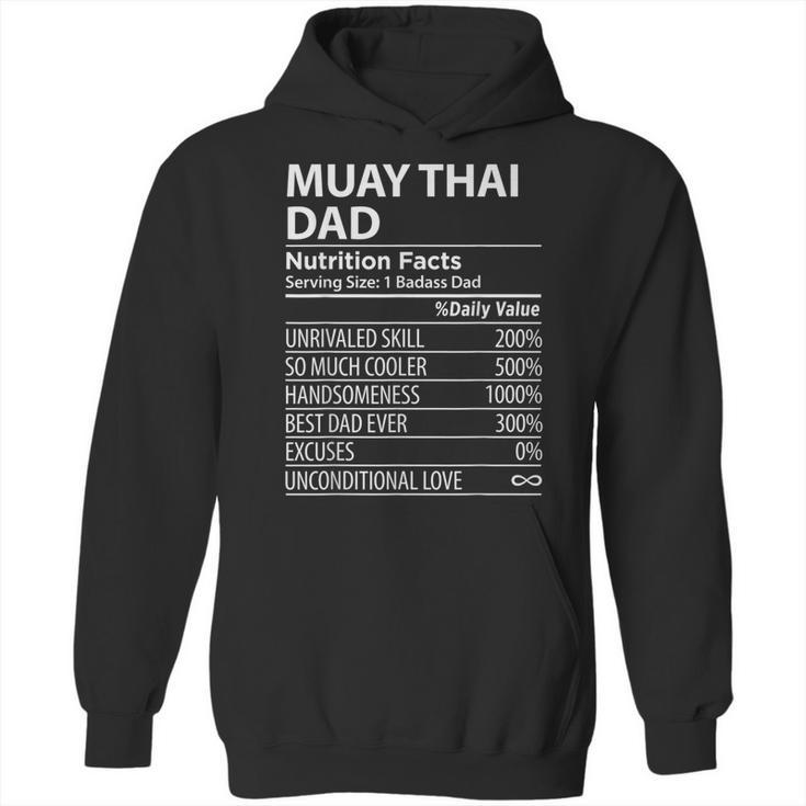 Muay Thai Dad Nutrition Facts  Muay Thai Dad Unisex Hoodie