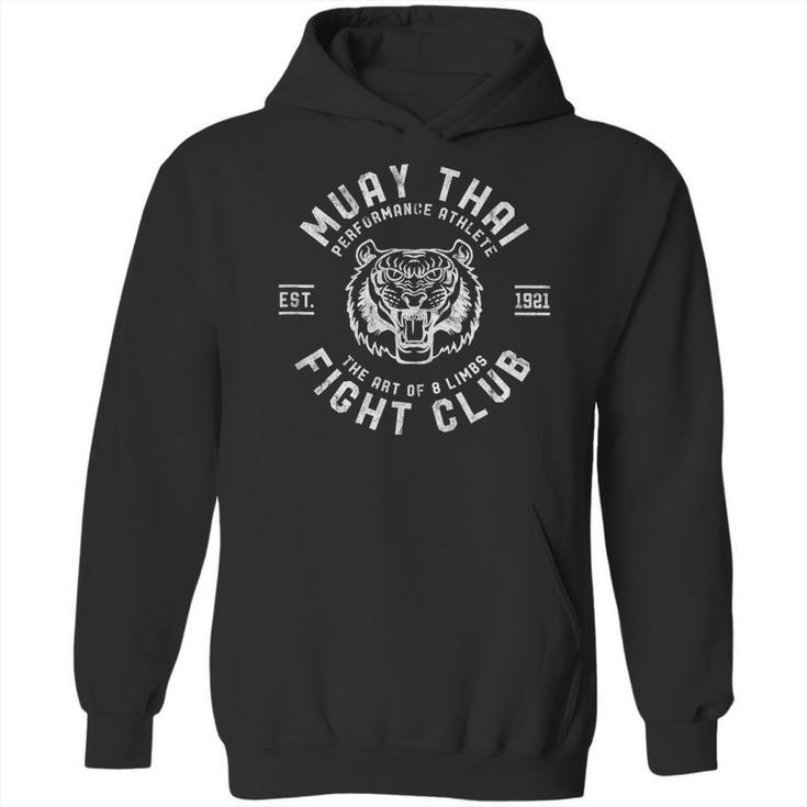 Muay Thai Street Fight Club MMA Tiger Kick Boxing Club Unisex Hoodie