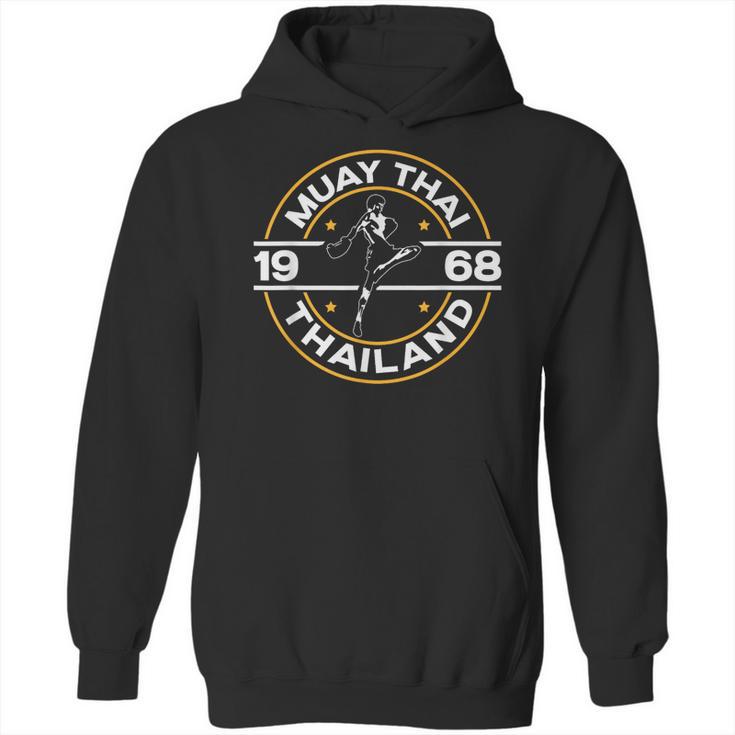 Muay Thai Thailand Fighter Fighting Combat 1969 Thai Boxing Unisex Hoodie