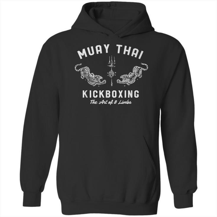 Muay Thai Twin Tigers MMA Warrior Fight Shirt Unisex Hoodie