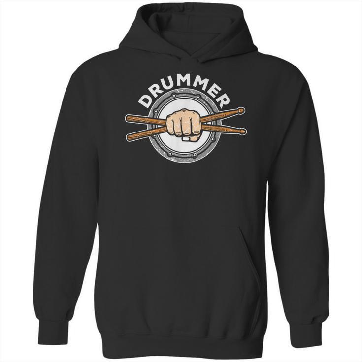 Percussion Drum Sticks Drummer Quote Drum Kit T-Shirt Unisex Hoodie