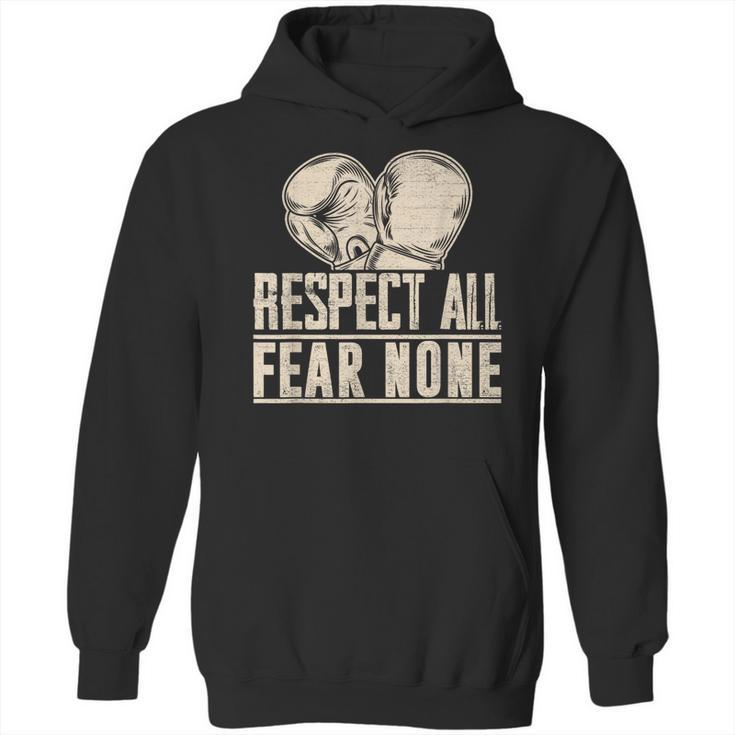 Respect All Fear None Muay Thai Unisex Hoodie