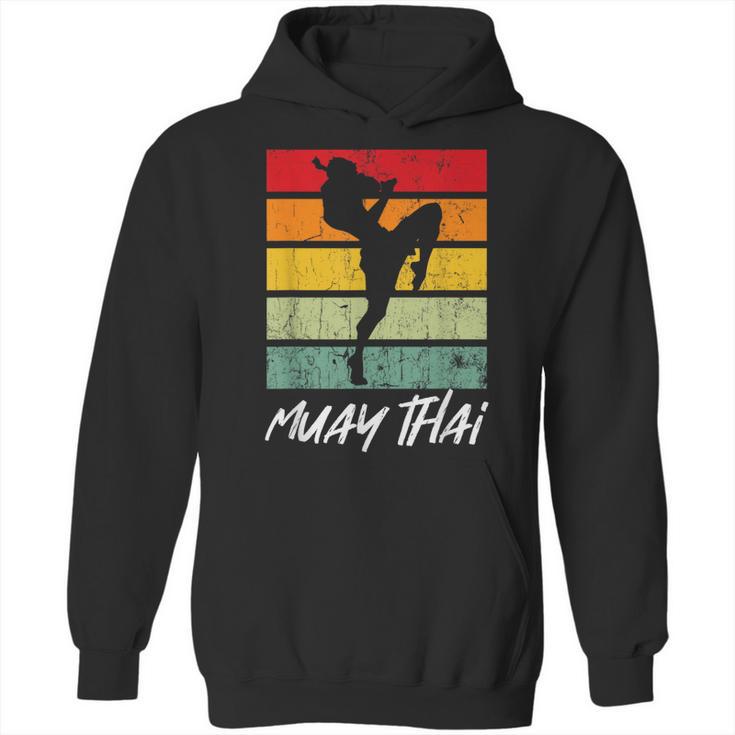 Retro Muay Thai Vintage MMA Martial Arts Thailand Boxing Unisex Hoodie