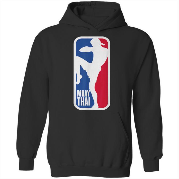 Vintage Muay Thai Fighter MMA Street Fight Kickboxing Club Unisex Hoodie