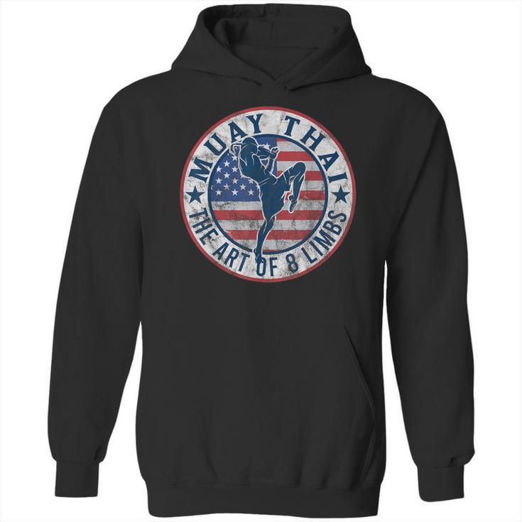 Vintage Muay Thai Karate Boxing Mixed Martial Arts Unisex Hoodie