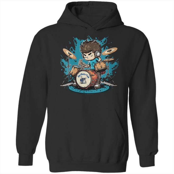 Women's Drum Set Drumming Drummers Drum Kits Music Unisex Hoodie