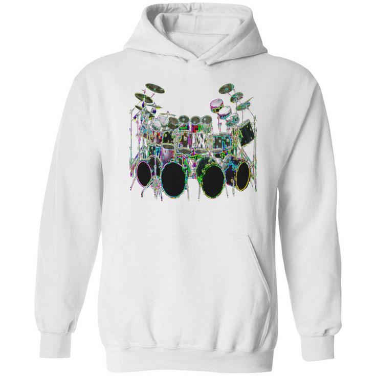 Large Drum Kit With Many Drums Unisex Hoodie