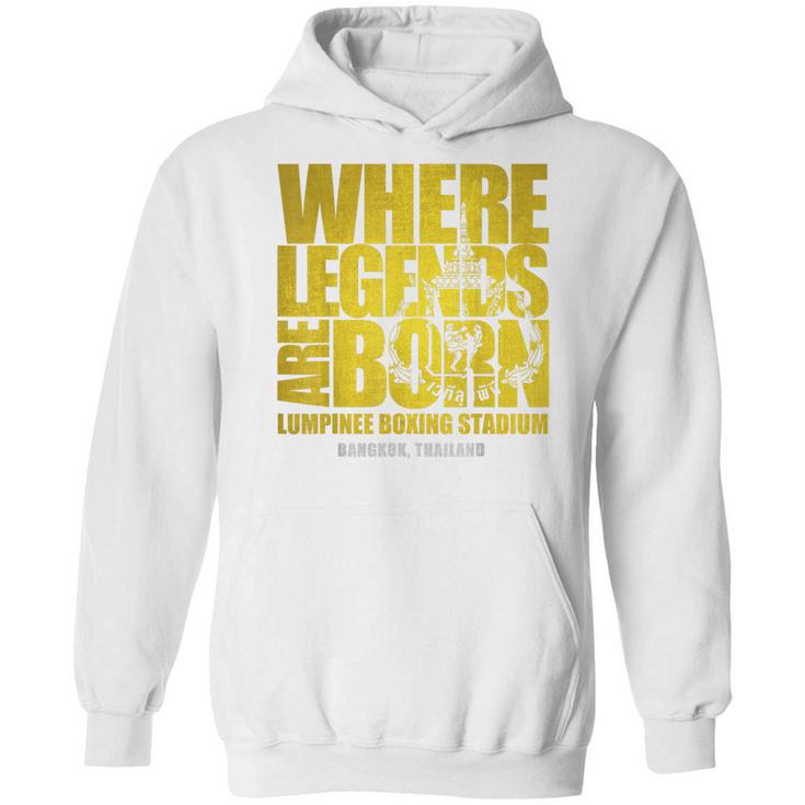 Muay Thai Lumpinee Boxing Stadium Where Legend Born Unisex Hoodie