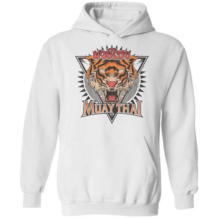 Tigar Muay Thai MMA Vintage Kickboxing Training Unisex Hoodie