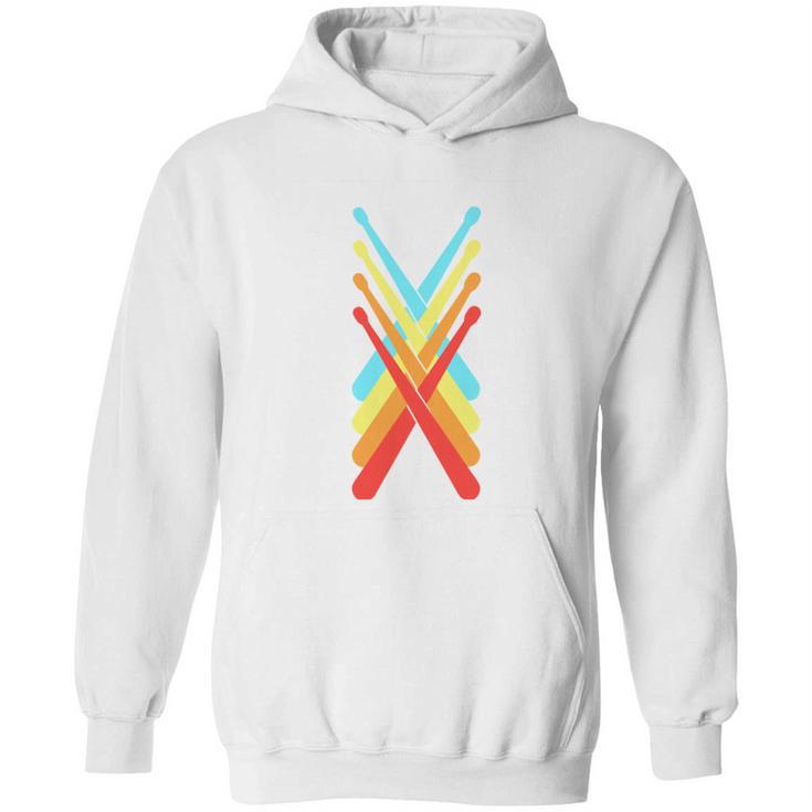 Vintage Drum Kit Percussion Drummer Sweatshirt Unisex Hoodie