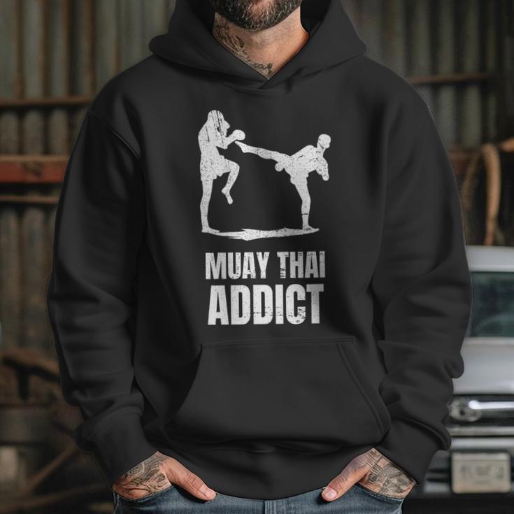 Addicted To Muay Thai Graphic Shirt Unisex Hoodie