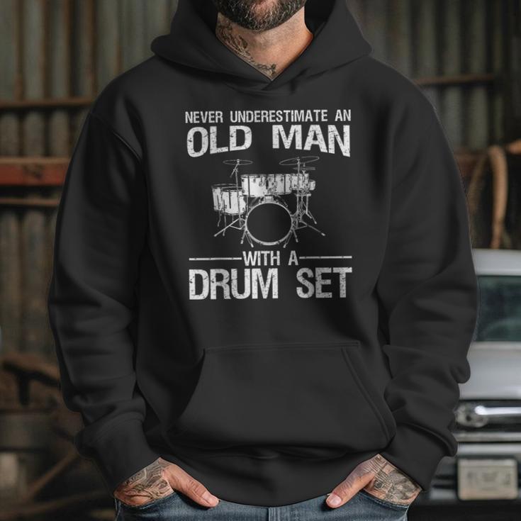 Cool Drummer Art Men Dad Drum Set Player Drum Kit Musician Unisex Hoodie Cool Drummer Art Men Dad Drum Set Player Drum Kit Musician Unisex Hoodie