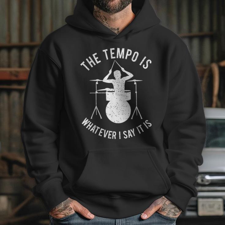 Drum Kit Graphic For a Drummer With Percussion Instruments Unisex Hoodie Drum Kit Graphic For a Drummer With Percussion Instruments Unisex Hoodie