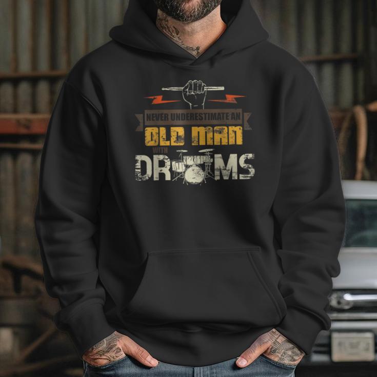 Drummer Drummer Pensioner Drum Kit Unisex Hoodie Drummer Drummer Pensioner Drum Kit Unisex Hoodie