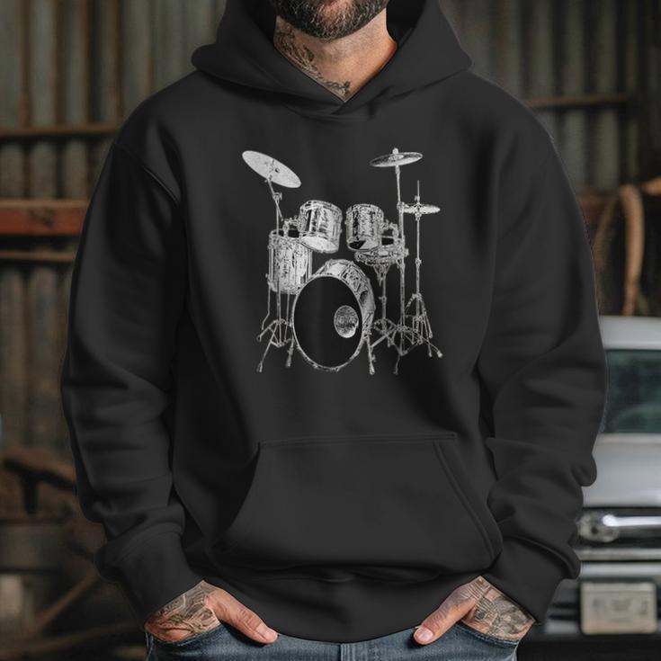 Drums Drum Kit Music Unisex Hoodie Drums Drum Kit Music Unisex Hoodie