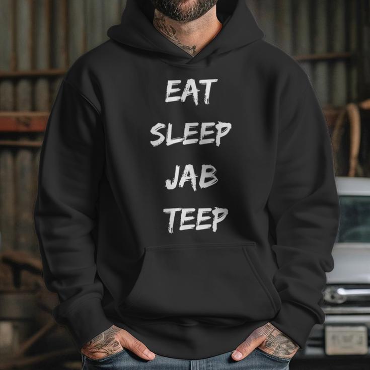 Eat Sleep Jab Teep Rep Muay Thai Unisex Hoodie
