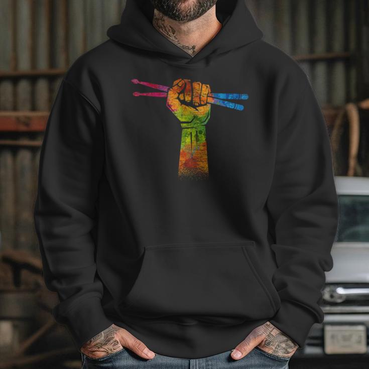 Faust Drumsticks Drummer Drummer Drum Kit Unisex Hoodie Faust Drumsticks Drummer Drummer Drum Kit Unisex Hoodie