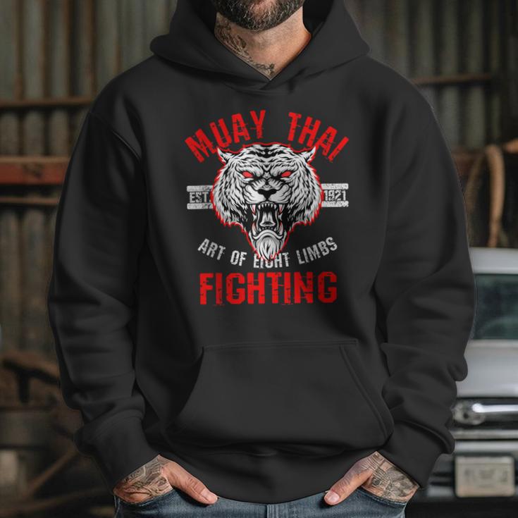 Muay Thai Art Of Eight Limbs Sak Yant Thai Boxing MMA Arts Unisex Hoodie