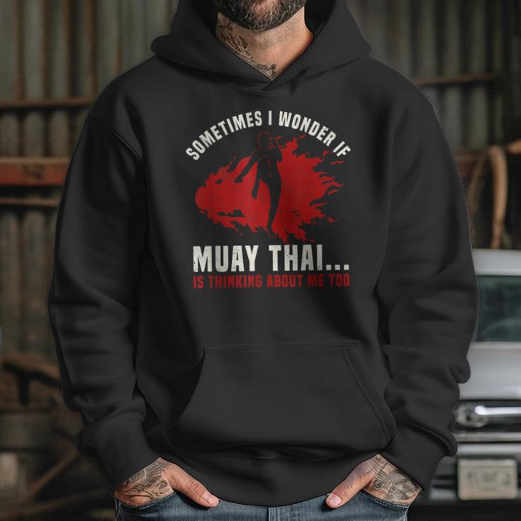 Muay Thai Boxing Teacher Kickboxing Martial Arts Instructor Unisex Hoodie
