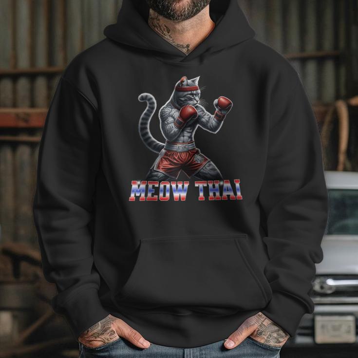 Muay Thai Cat Meow Thai Boxing Unisex Hoodie Muay Thai Cat Meow Thai Boxing Unisex Hoodie