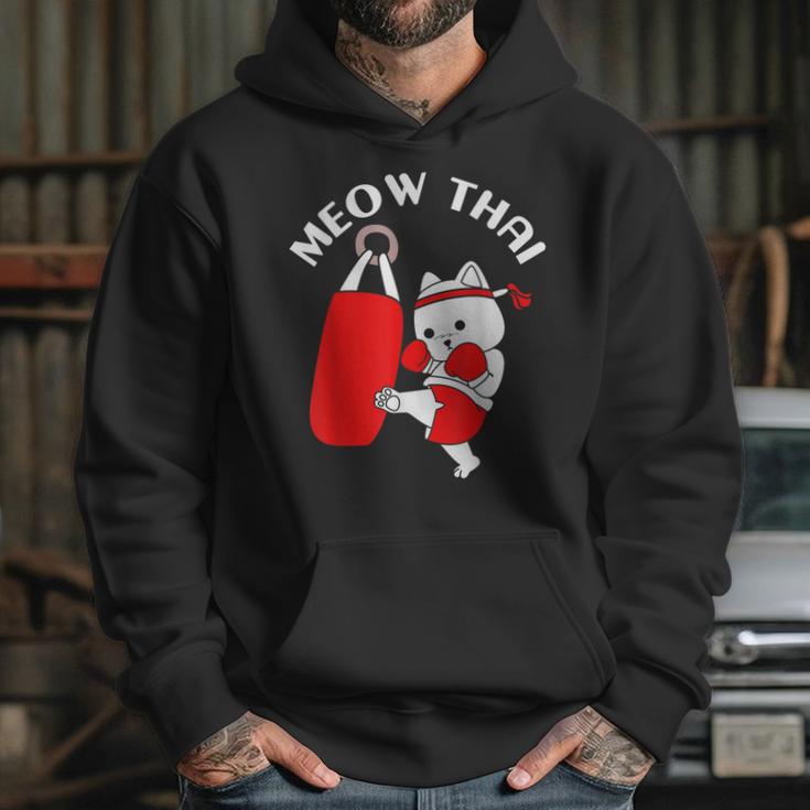 Muay Thai Cat Meow Thai Unisex Hoodie Muay Thai Cat Meow Thai Unisex Hoodie