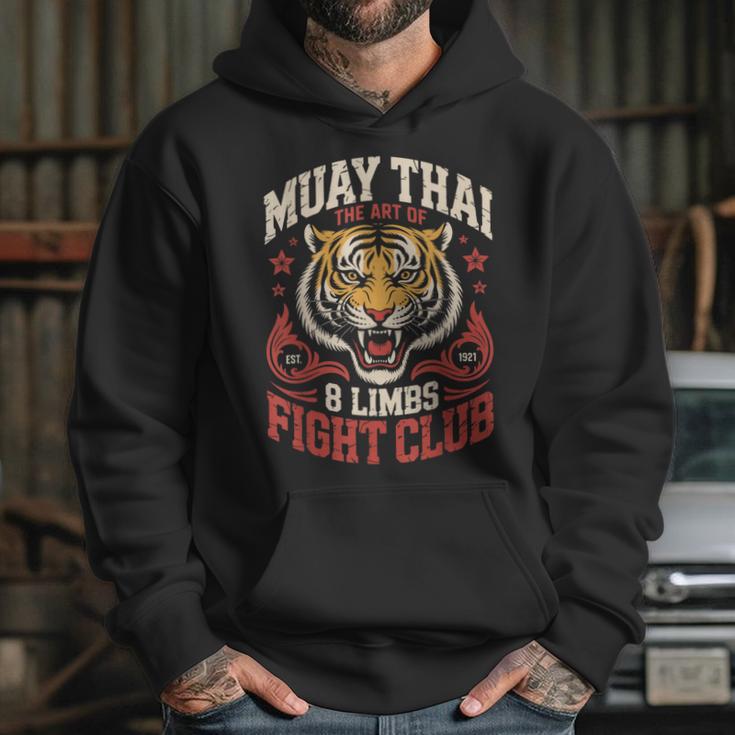 Muay Thai Fighter Tiger 8 Limbs Thai Boxing Unisex Hoodie