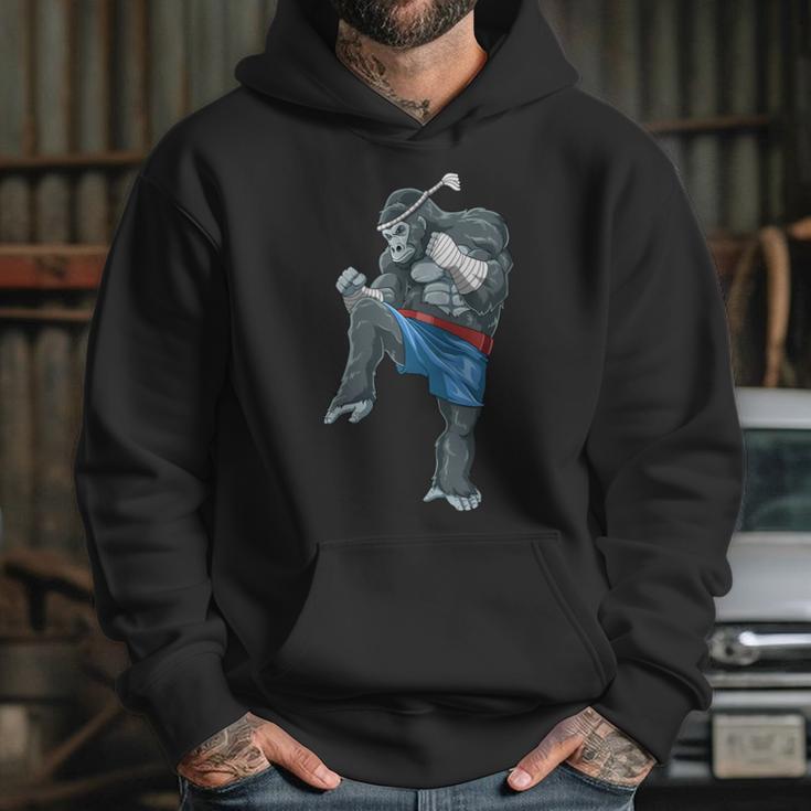Muay Thai Gorilla Thai Boxing Unisex Hoodie Muay Thai Gorilla Thai Boxing Unisex Hoodie