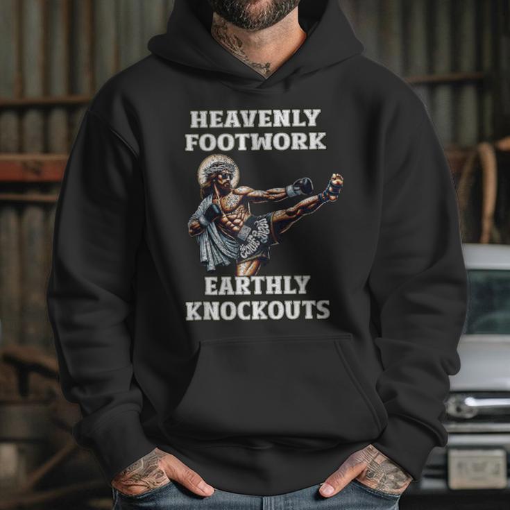 Muay Thai Lord Jesus Kickboxing Christian Unisex Hoodie
