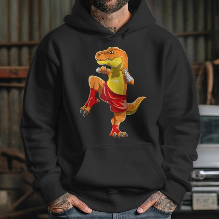 Muay Thai T-Rex Thai Boxing Unisex Hoodie Muay Thai T-Rex Thai Boxing Unisex Hoodie