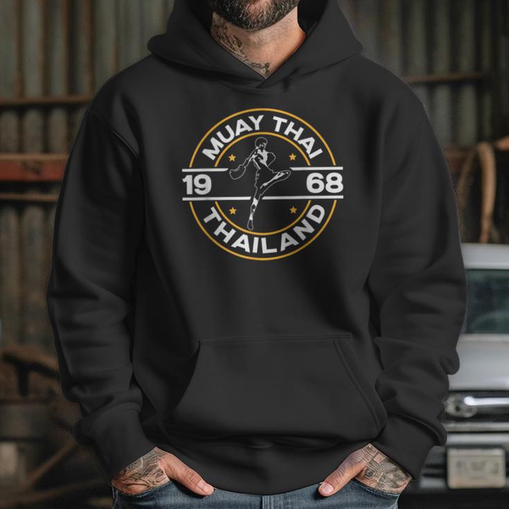 Muay Thai Thailand Fighter Fighting Combat 1969 Thai Boxing Unisex Hoodie