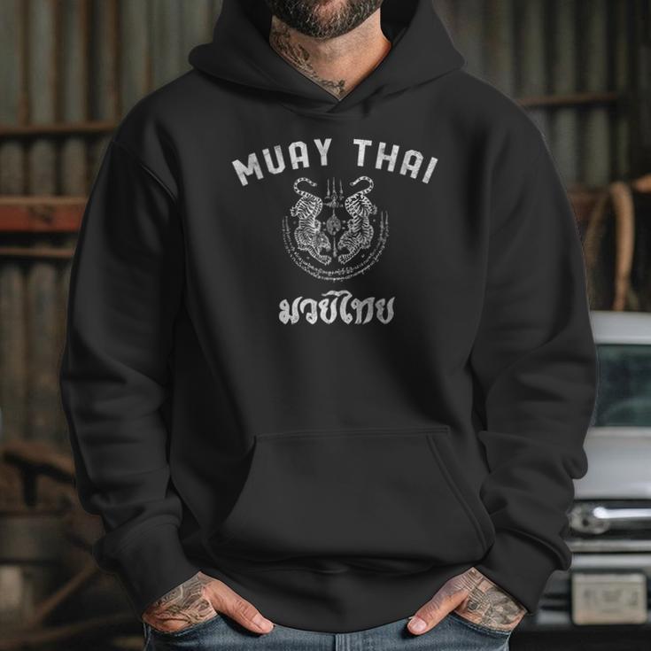 Muay Thai Twin Tiger Kickboxing MMA T-Shirt Unisex Hoodie Muay Thai Twin Tiger Kickboxing MMA T-Shirt Unisex Hoodie