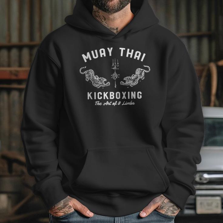 Muay Thai Twin Tigers MMA Warrior Fight Shirt Unisex Hoodie