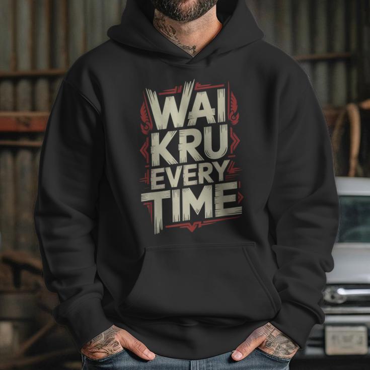 Muay Thai Wai Kru Respect Ritual Ceremony Fighter Identity Unisex Hoodie