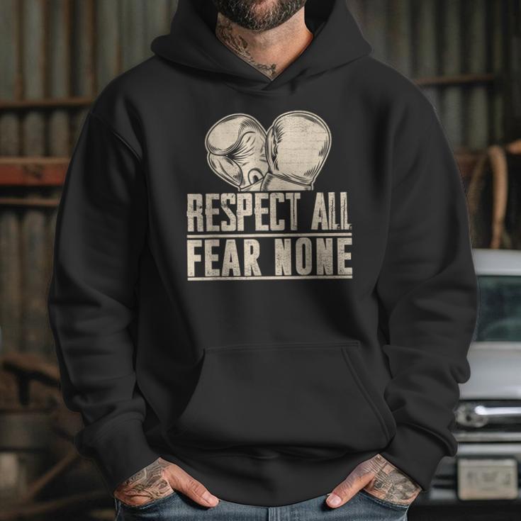 Respect All Fear None Muay Thai Unisex Hoodie Respect All Fear None Muay Thai Unisex Hoodie