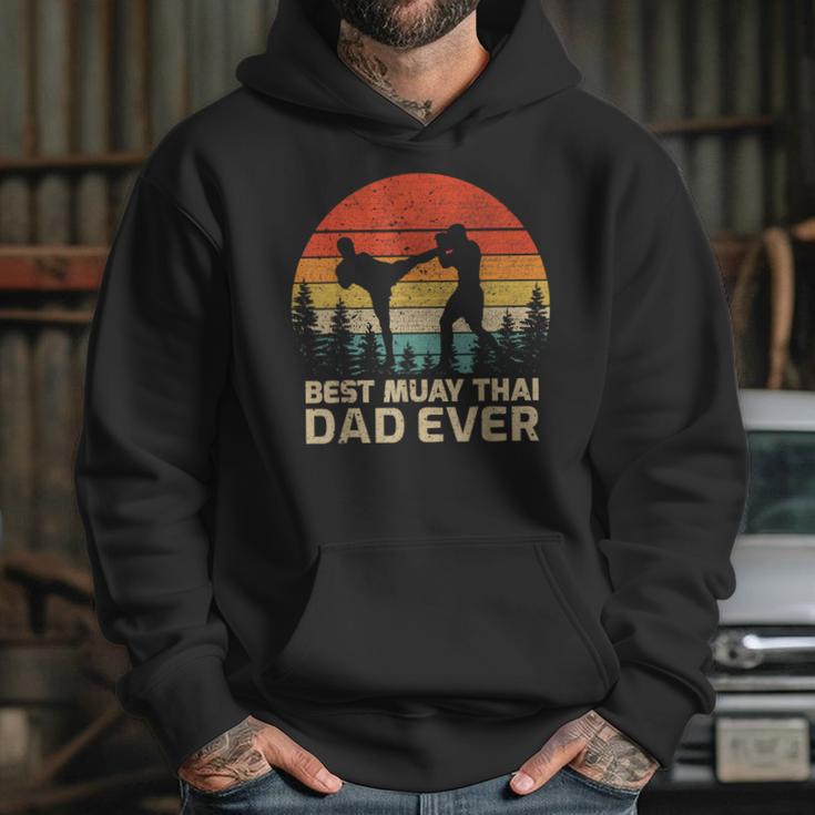 Retro Vintage Best Muay Thai Dad Ever Father's Day Unisex Hoodie Retro Vintage Best Muay Thai Dad Ever Father's Day Unisex Hoodie
