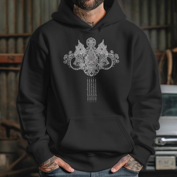 Thai Sak Yant Tattoo Muay Thai Art Unisex Hoodie