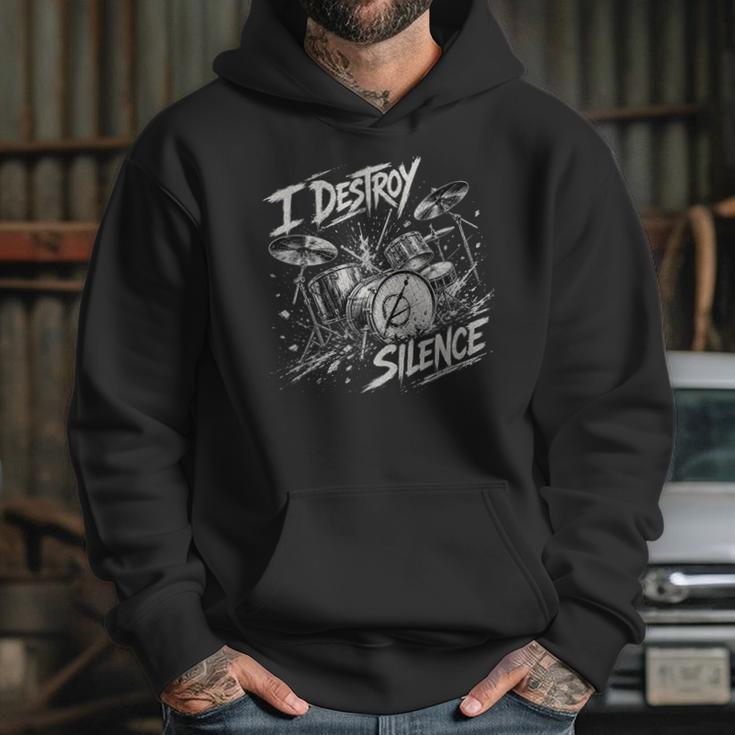 Women's Drum Kit I Destroy Silence Art Unisex Hoodie Women's Drum Kit I Destroy Silence Art Unisex Hoodie