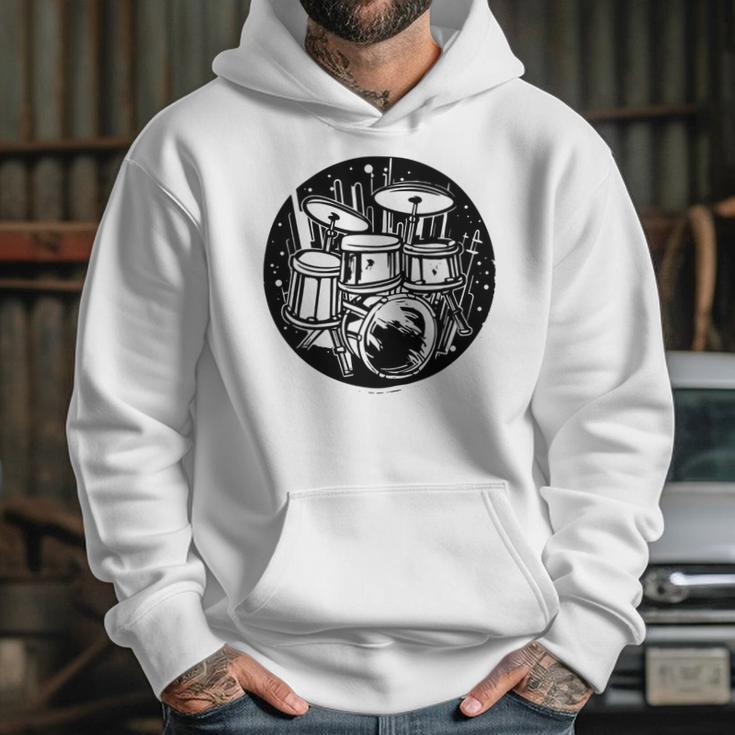 Drum Kit Drums Sweatshirt Unisex Hoodie Drum Kit Drums Sweatshirt Unisex Hoodie