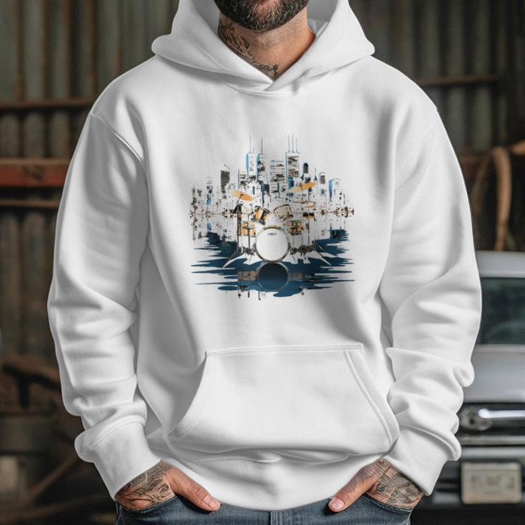 Drumset Drum Kit Music Drummer Drumming Unisex Hoodie Drumset Drum Kit Music Drummer Drumming Unisex Hoodie