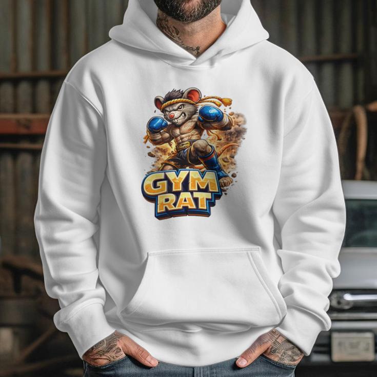 Gym Rat Kickboxing Nak Muay Thai Boxing Fighter Unisex Hoodie