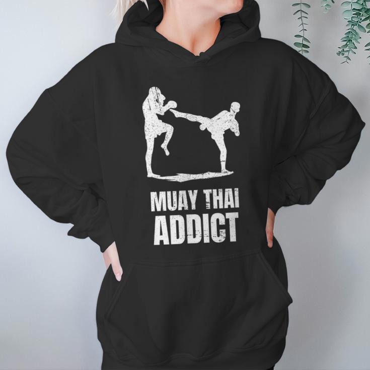 Addicted To Muay Thai Graphic Shirt Unisex Hoodie