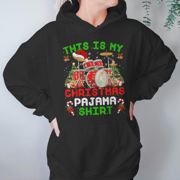 This Is My Christmas Pajama Shirt Drum Kit Christmas Unisex Hoodie This Is My Christmas Pajama Shirt Drum Kit Christmas Unisex Hoodie