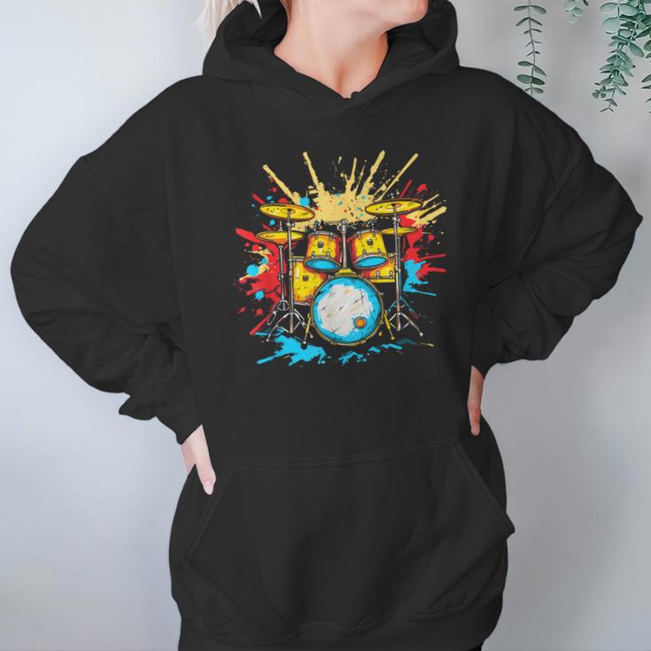 Drum Kit Steamwave Music Band Unisex Hoodie